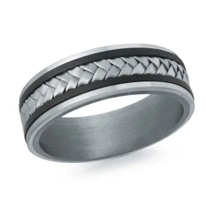 14K White Gold Ring from the Tantalum Collection by Malo - MRDTS-009-7W