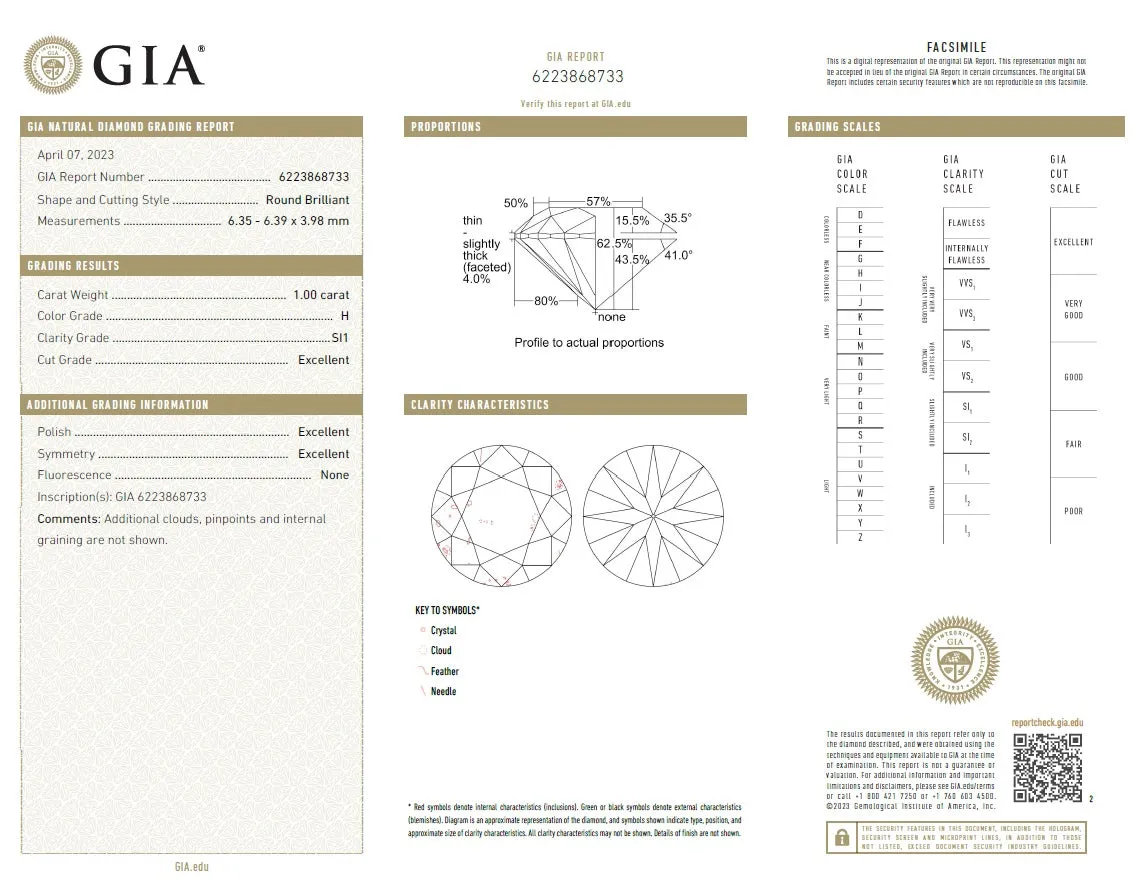 Beauvince GIA HSI1 Certified 2.01 Carat Round Solitaire Diamond Studs