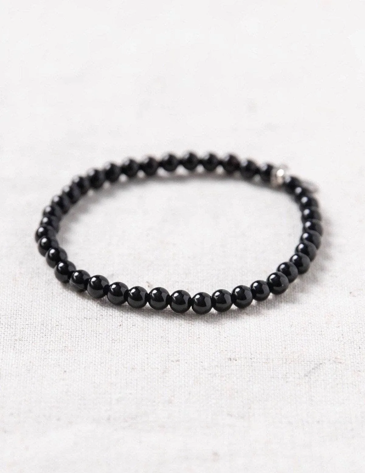 Black Tourmaline Mini Gemstone Bracelet