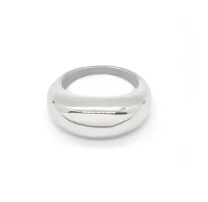 CAPRI SILVER DOME BUBBLE RING