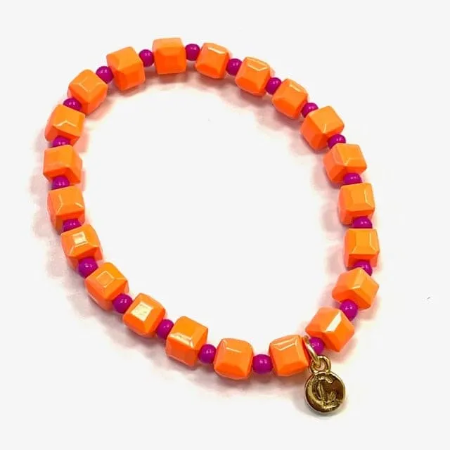 Caryn Lawn Scotti Bracelet in Orange