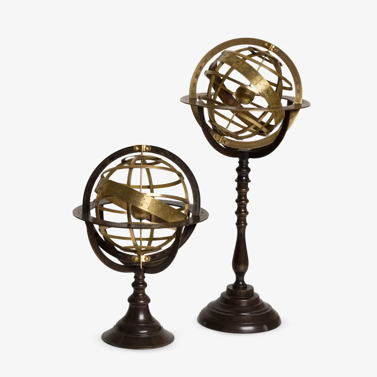 Celestial Armillary Globes (Brass)