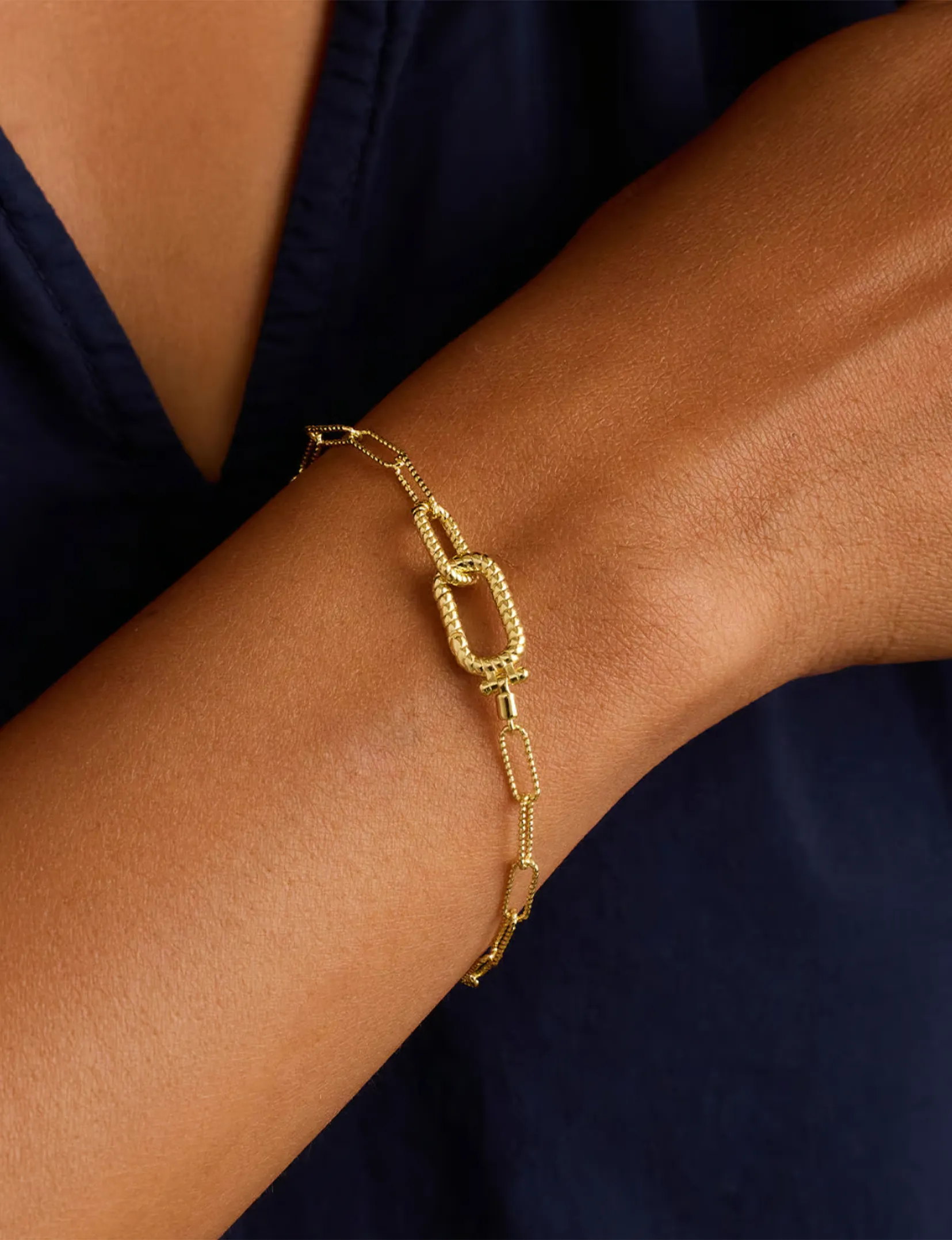 Crew Link Bracelet, Gold