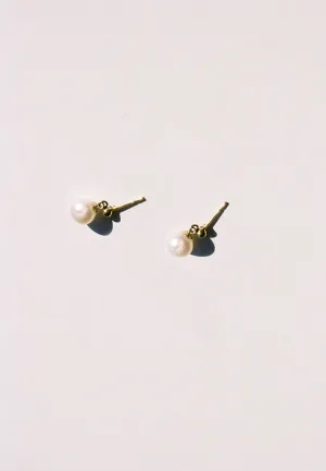 Daily Studs - Silver 6mm Pearl