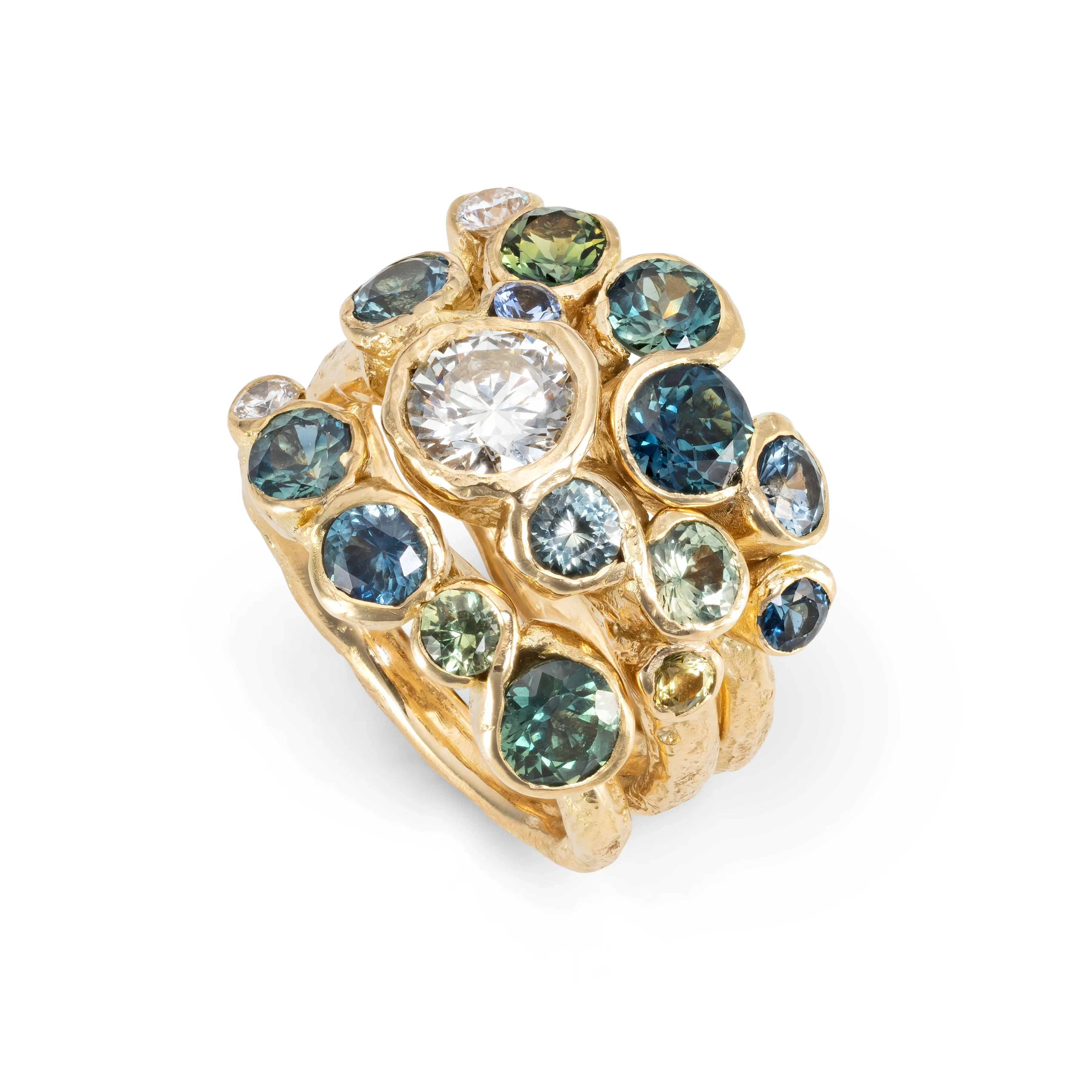 Diamond Shoal Ring Stack