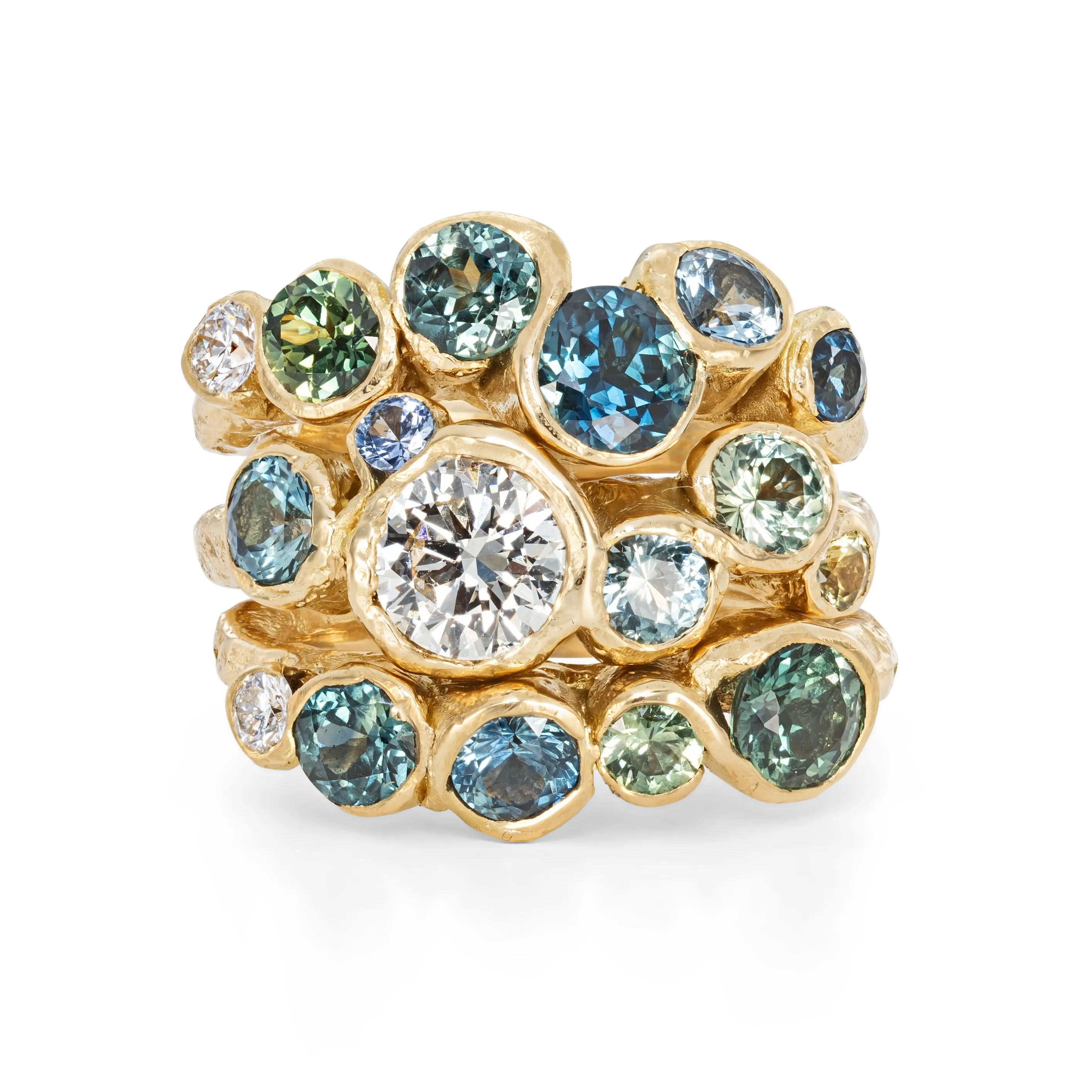 Diamond Shoal Ring Stack