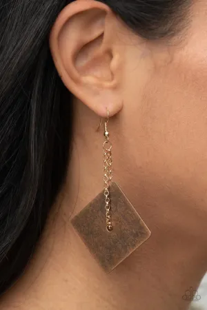 Earrings Block Party Posh - Copper E2138