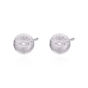 Elaxi Eye Stud Earrings | 925 Sterling Silver