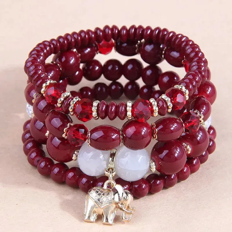 Elephant Bracelet Stack