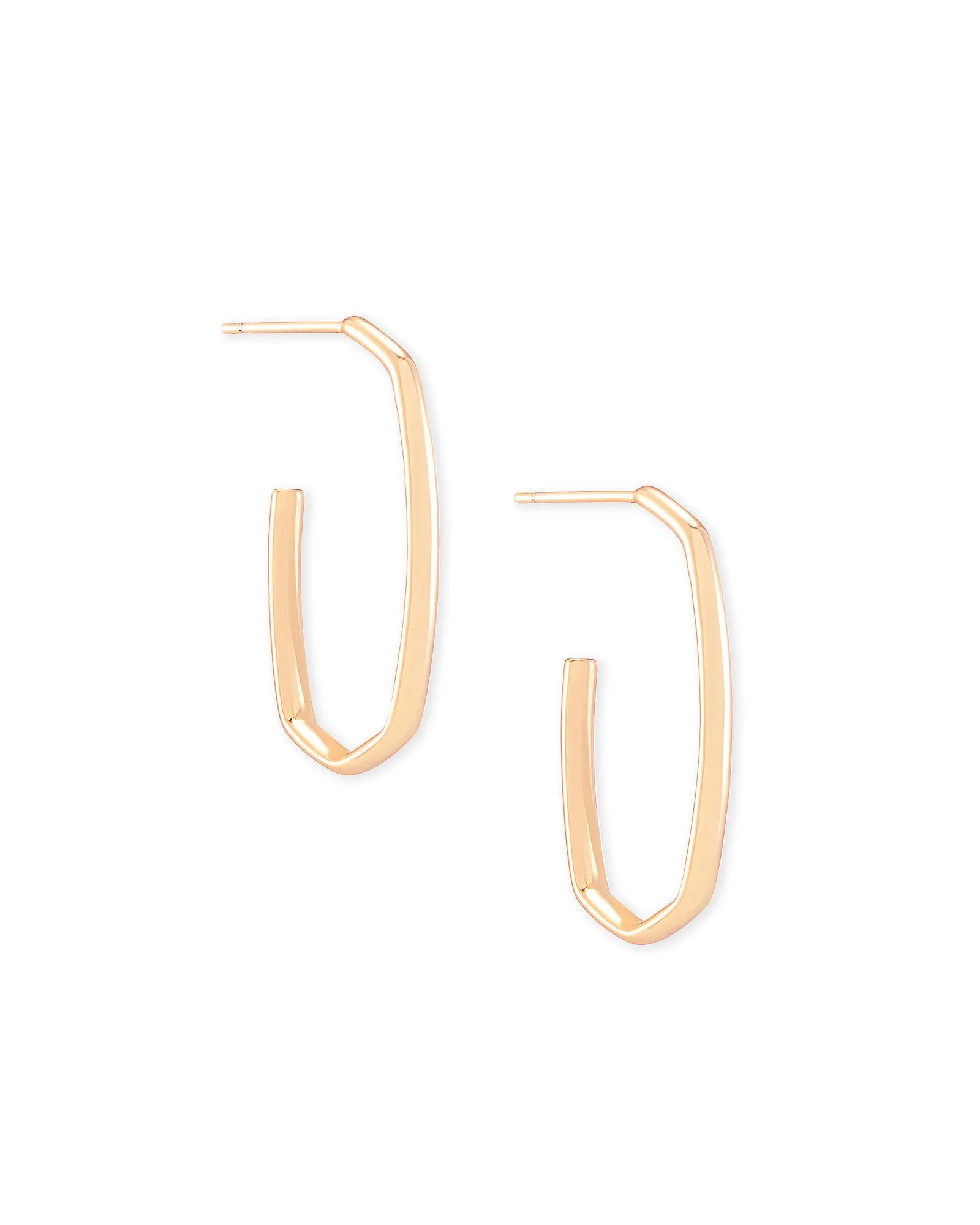 Ellen Hoop Earring Rose Gold Metal