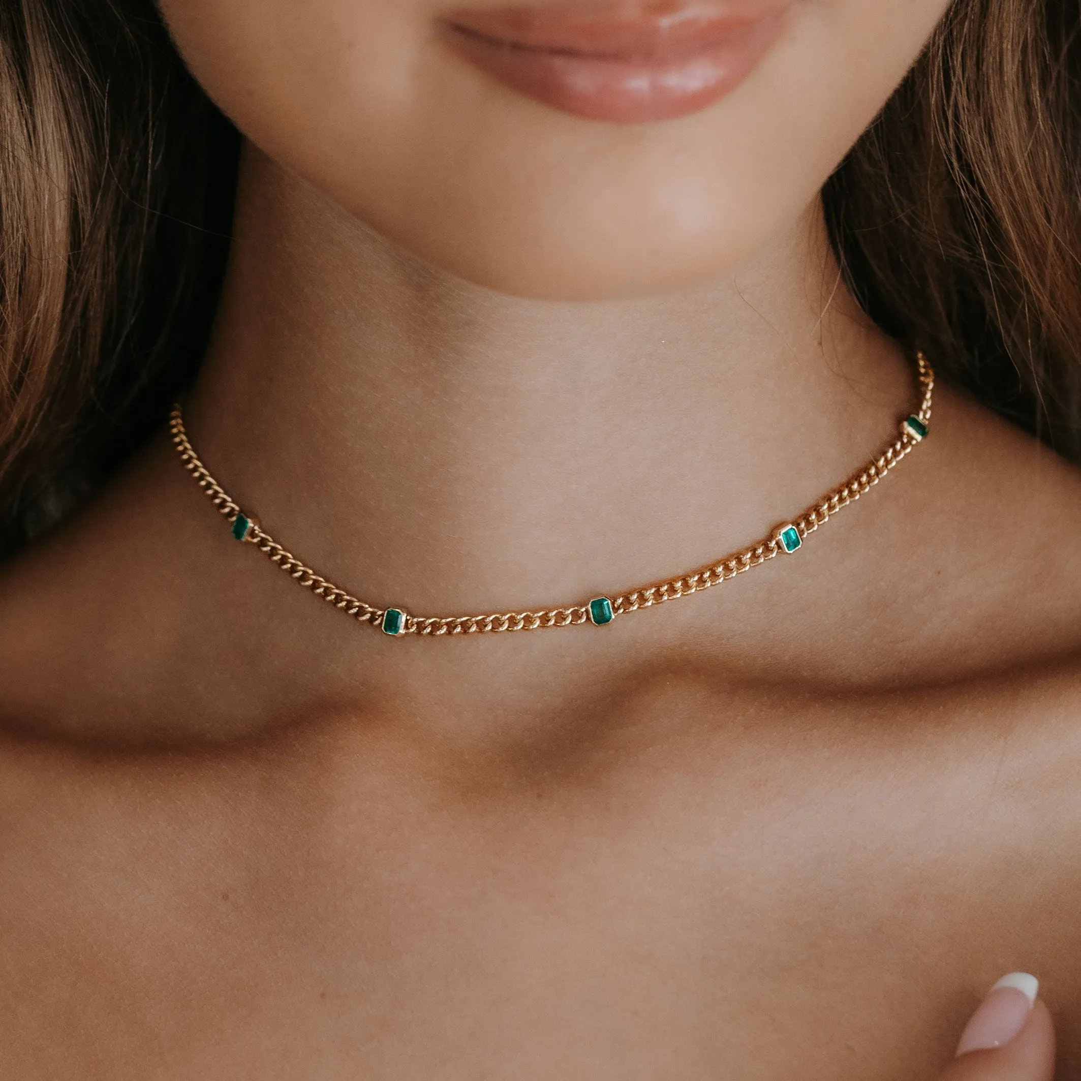 Emerald Havana Link Necklace