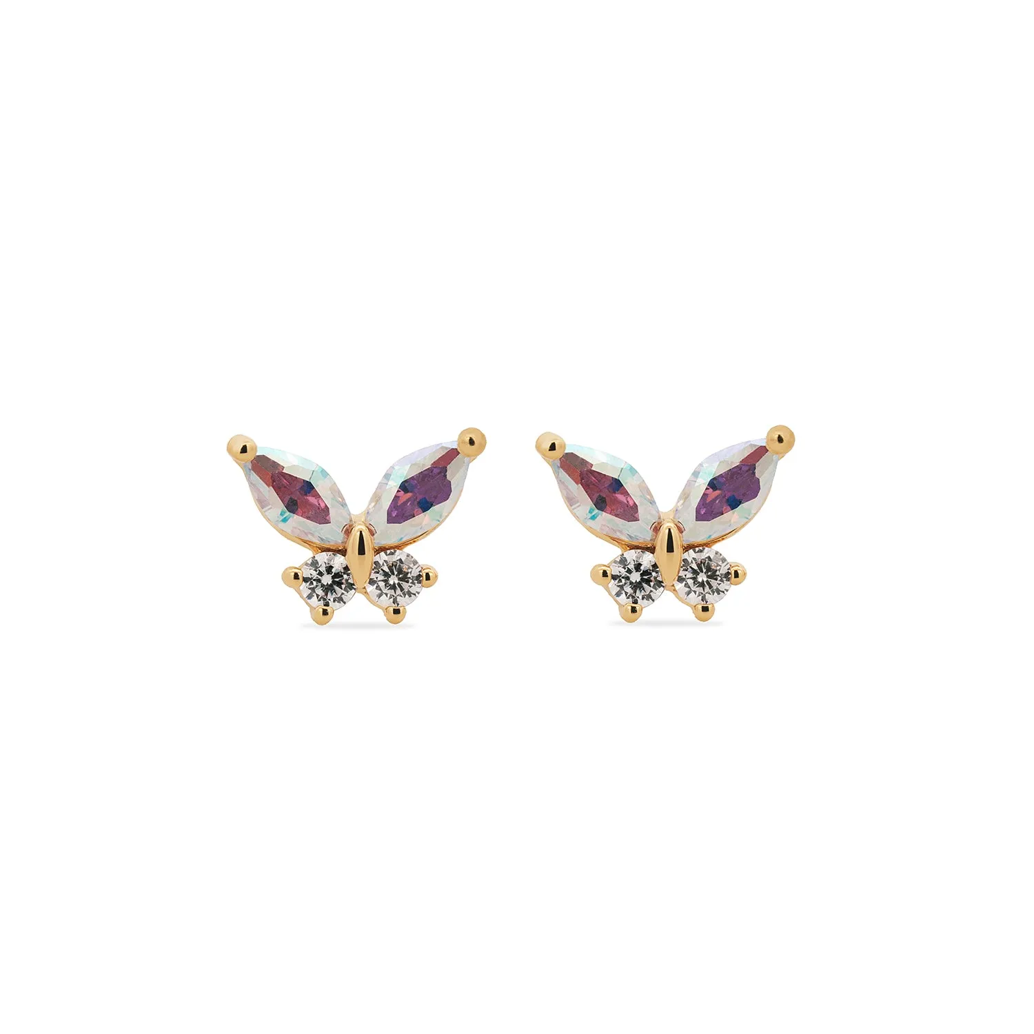 Gold Chrysalis Studs