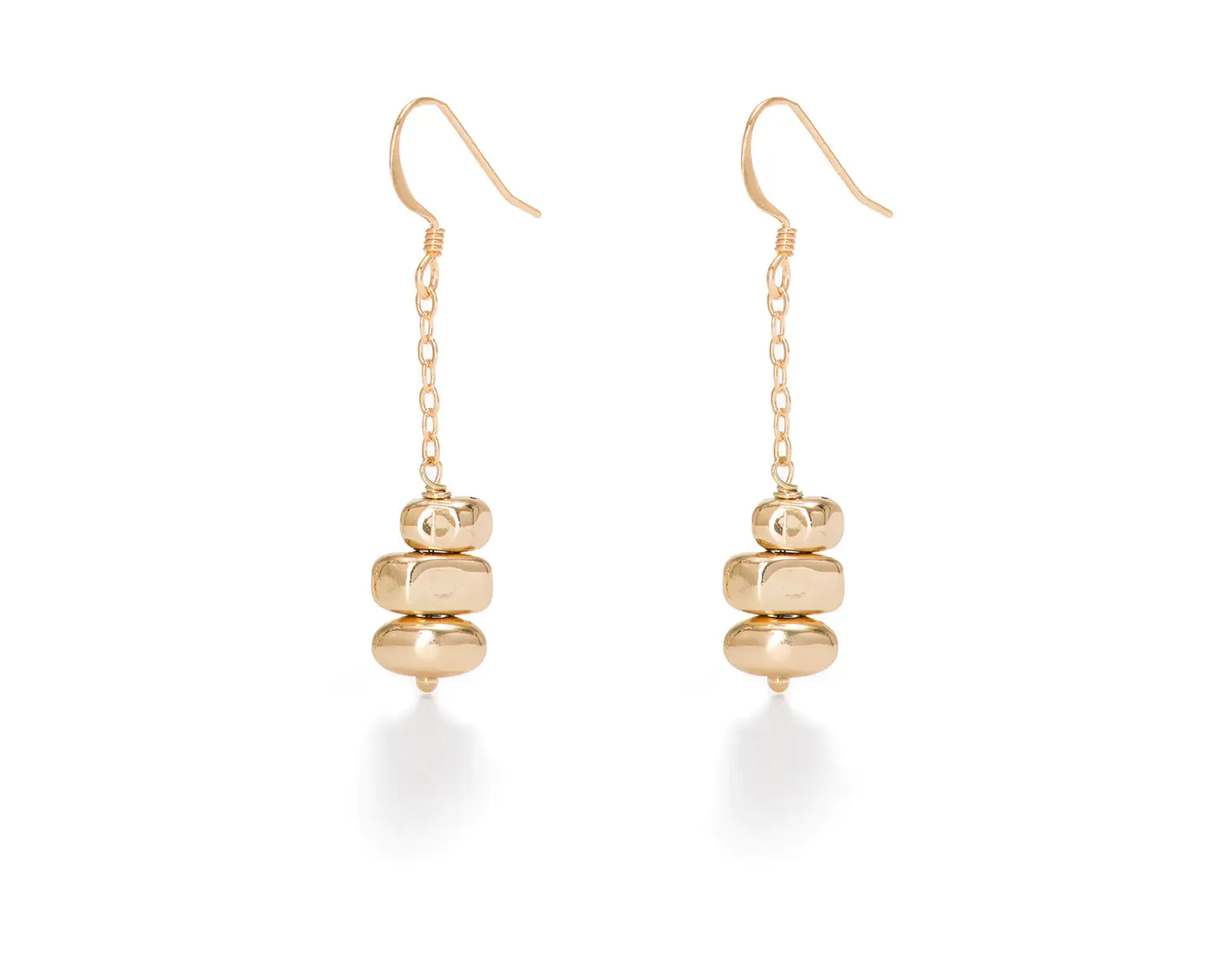 Gold Nugget Earrings