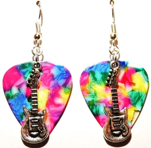 Handmade Guitar Pick Earrings | Guitar