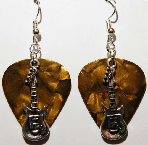 Handmade Guitar Pick Earrings | Guitar