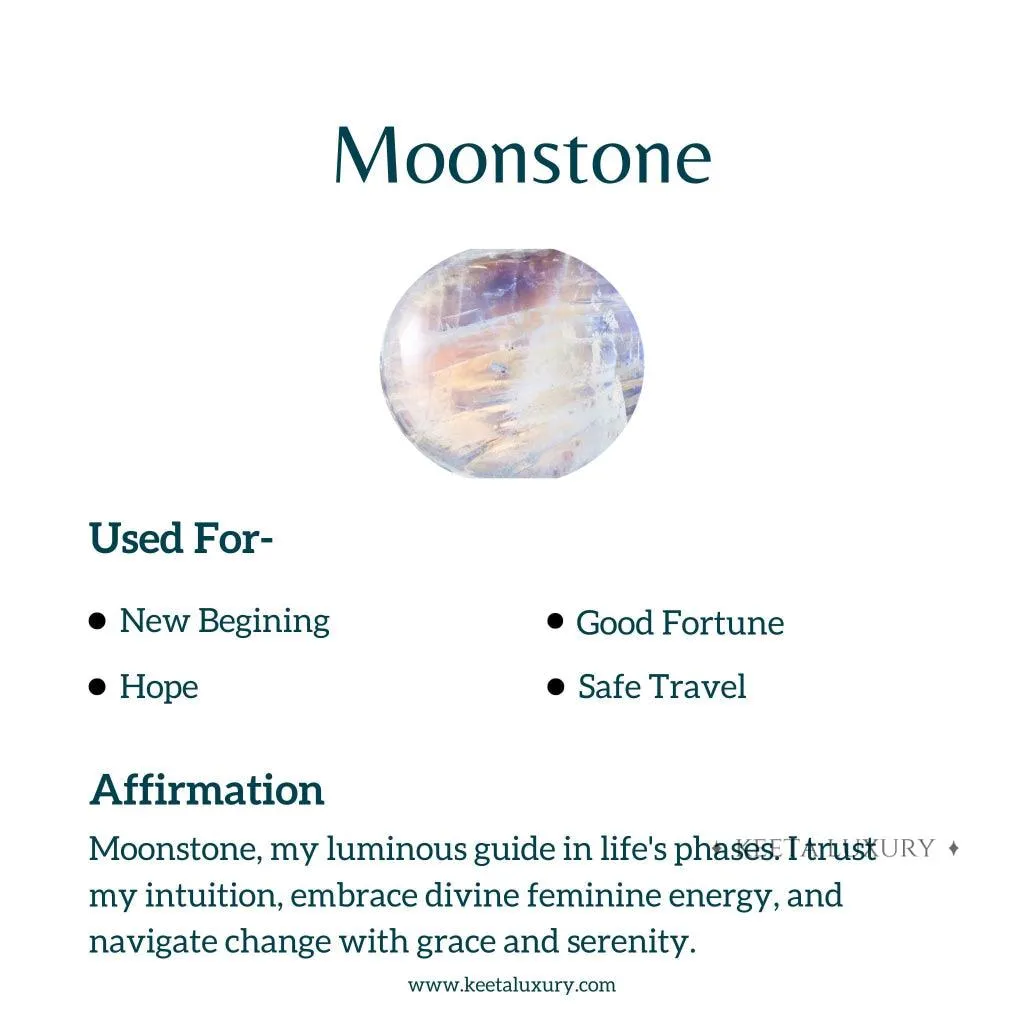 Lunar - Moonstone Studs