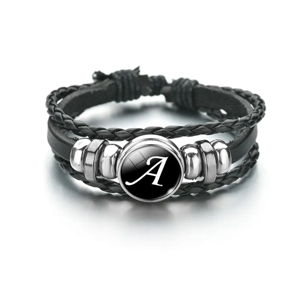 Mens Gothic Layered Bracelet