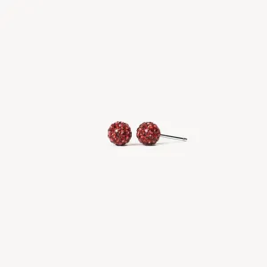 Merlot Mini Sparkle Ball™ Stud Earrings