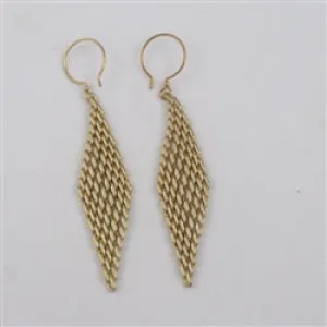 Mesh Gold Earrings