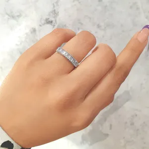 Messy Baguette Diamond Ring