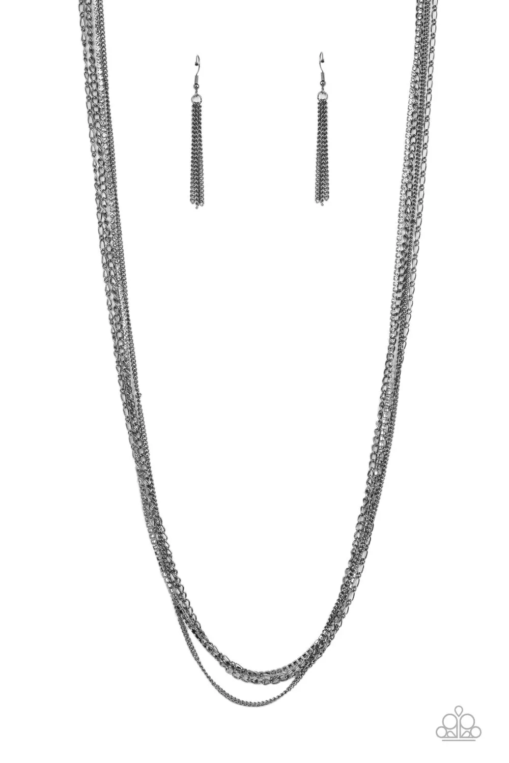 Necklaces Undauntingly Urban - Black