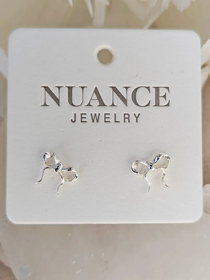 Nuance Tiny Bow Studs