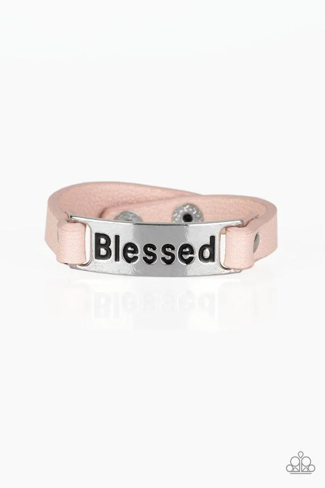 Paparazzi Bracelet ~ Count Your Blessings - Pink