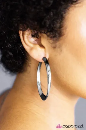 Paparazzi Earring ~ Be There With BELL-BOTTOMS On - Silver