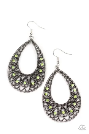 Paparazzi Earring ~ Love To Be Loved - Green