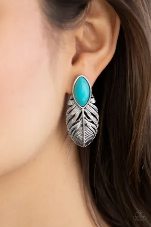 Paparazzi Earring ~ Rural Roadrunner - Blue