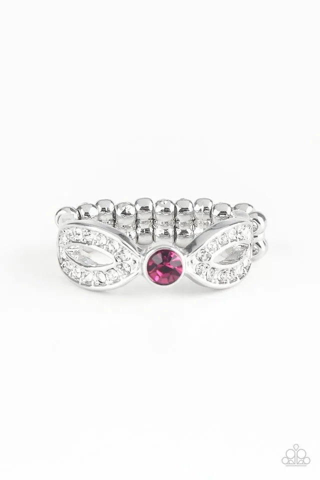 Paparazzi Ring ~ Extra Side Of Elegance - Pink