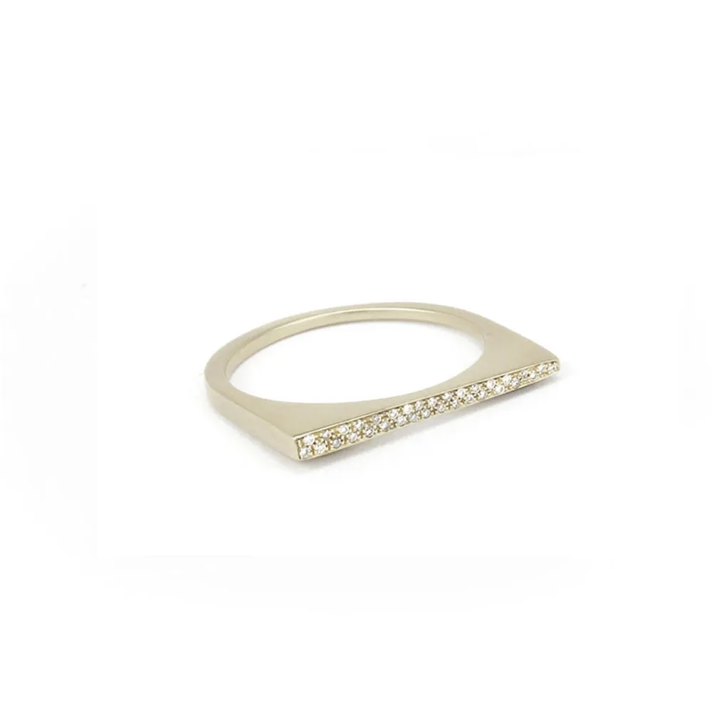 pavé shard stacking rings