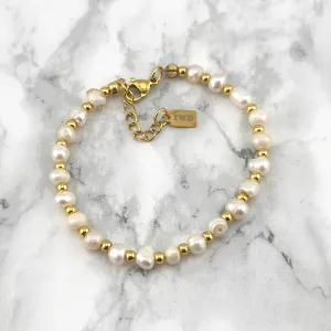 Pearl Gold Bracelet