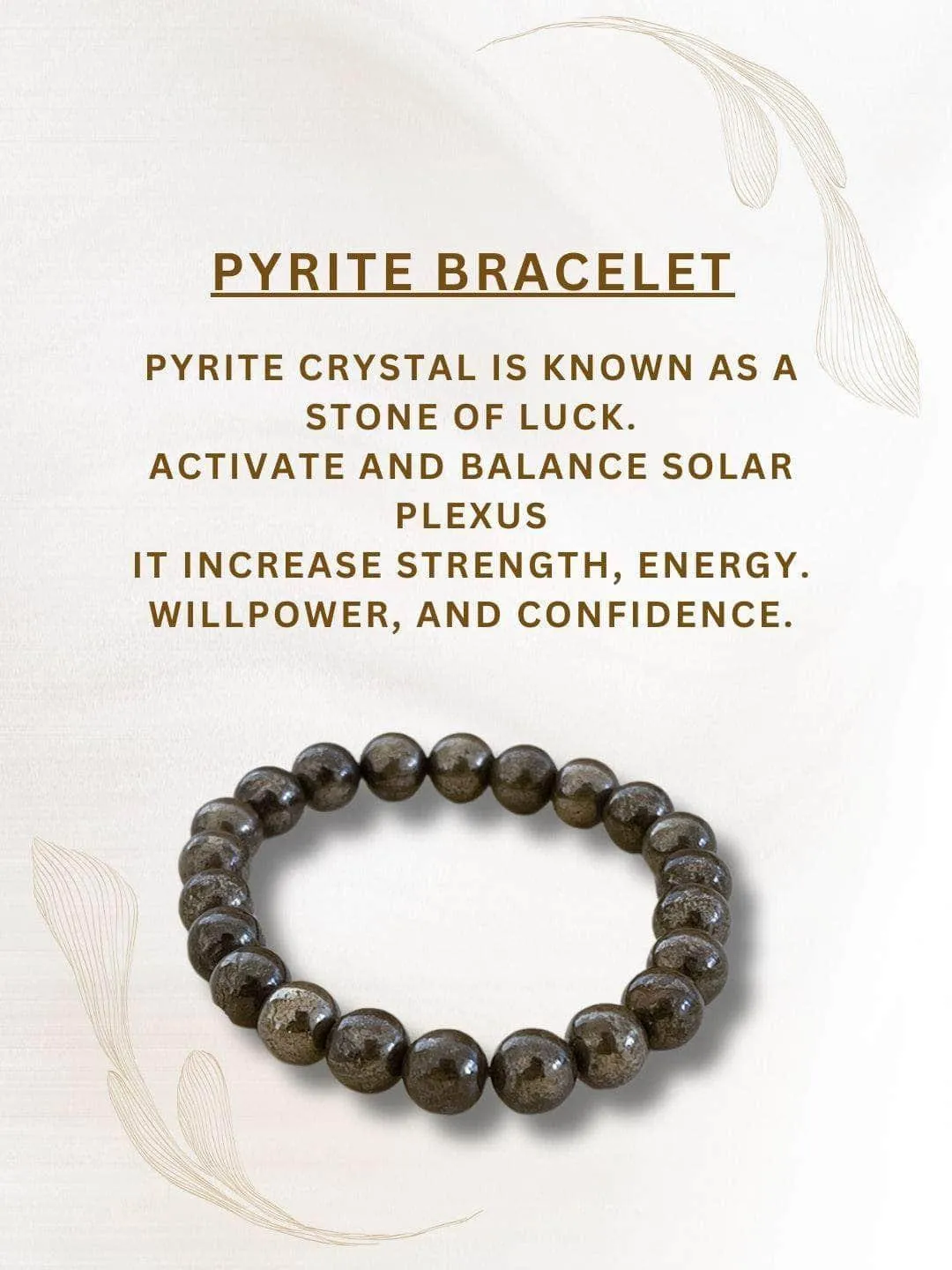 Pyrite Healing Bracelet