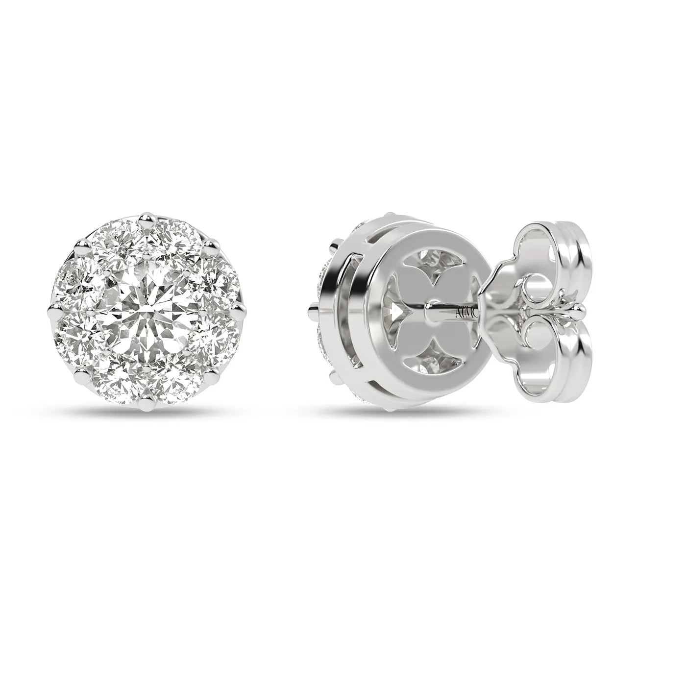 Round Cluster Studs