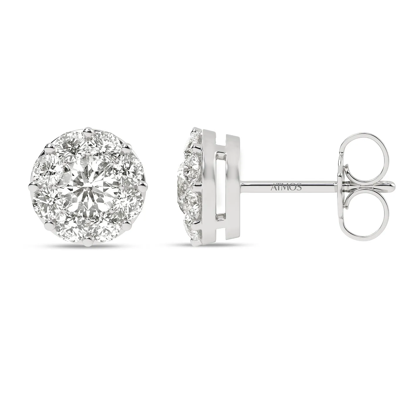 Round Cluster Studs