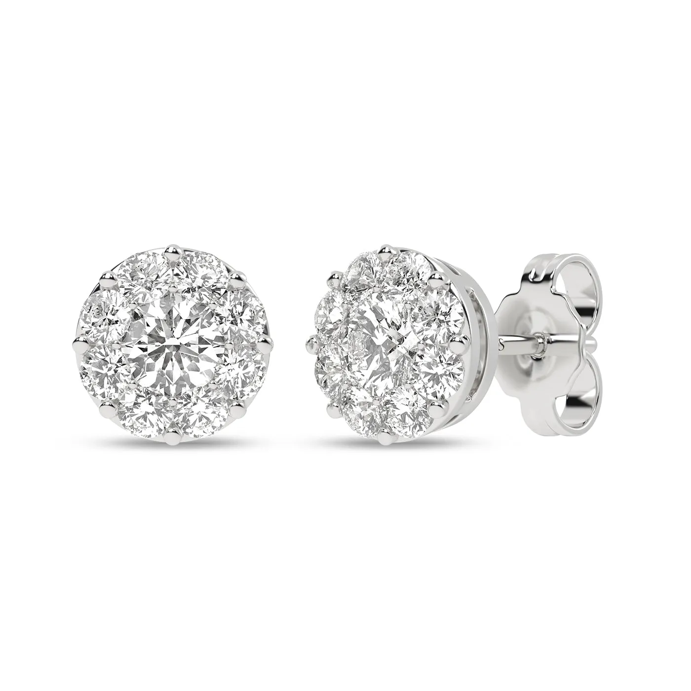 Round Cluster Studs