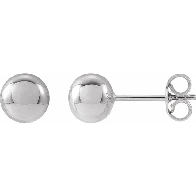 Silver Ball Studs