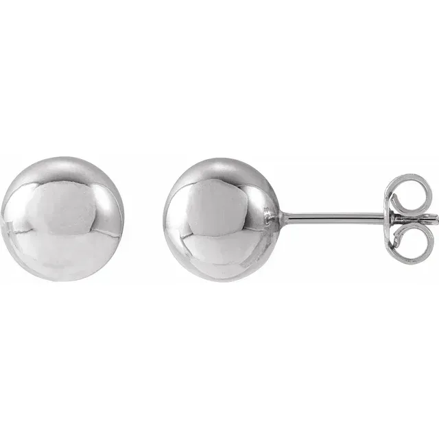 Silver Ball Studs