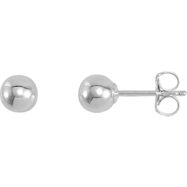 Silver Ball Studs