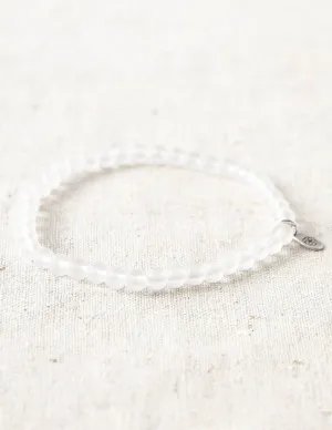 Snow Quartz Mini Gemstone Bracelet