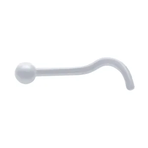 Sterling Silver Ball Nose Ring Pin