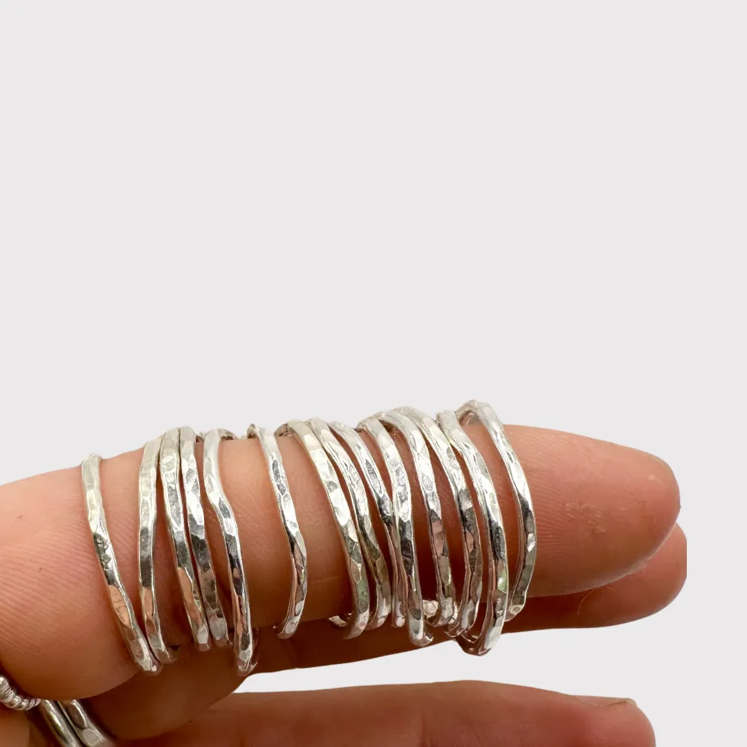 Sterling Silver Freeform Rings