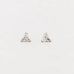 Super Tiny Diamond Cluster Studs