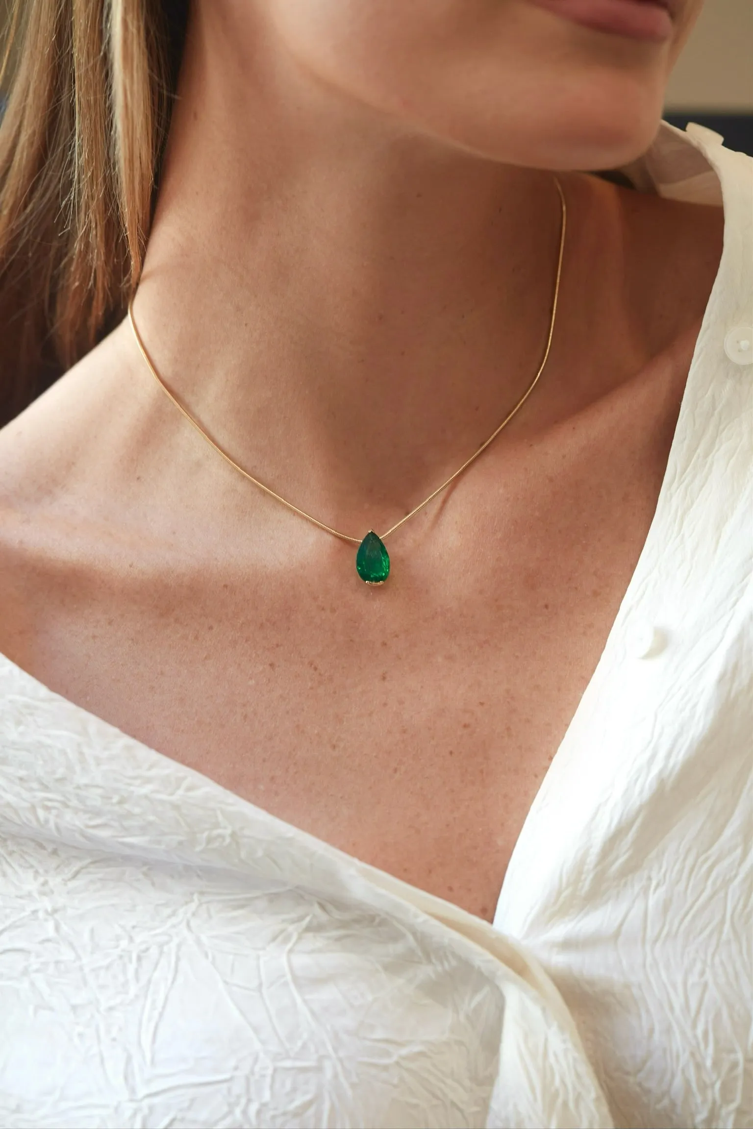 The MG Muse Emerald Pendant