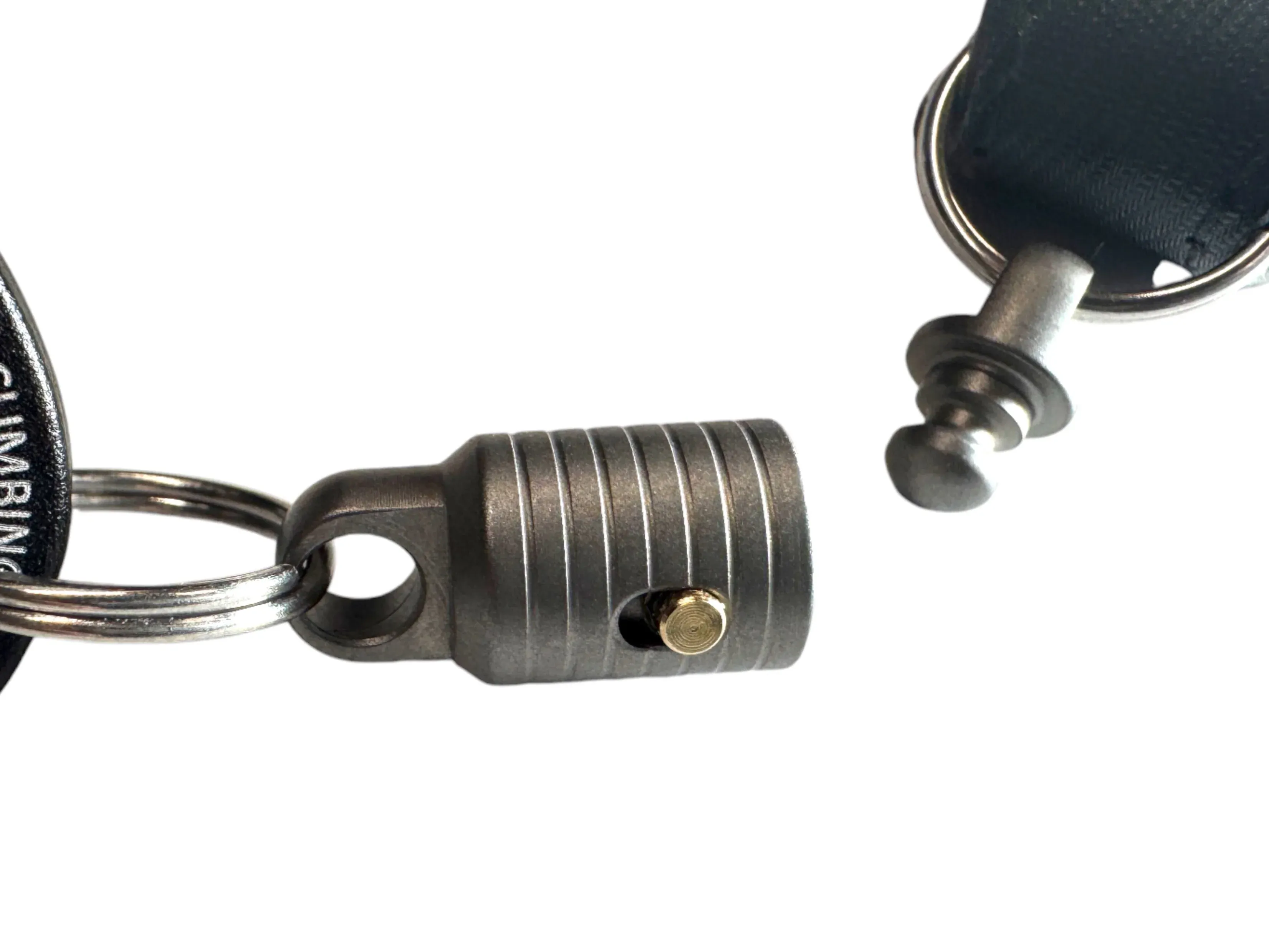 Titanium Slide-Lock Quick-Release Keychain