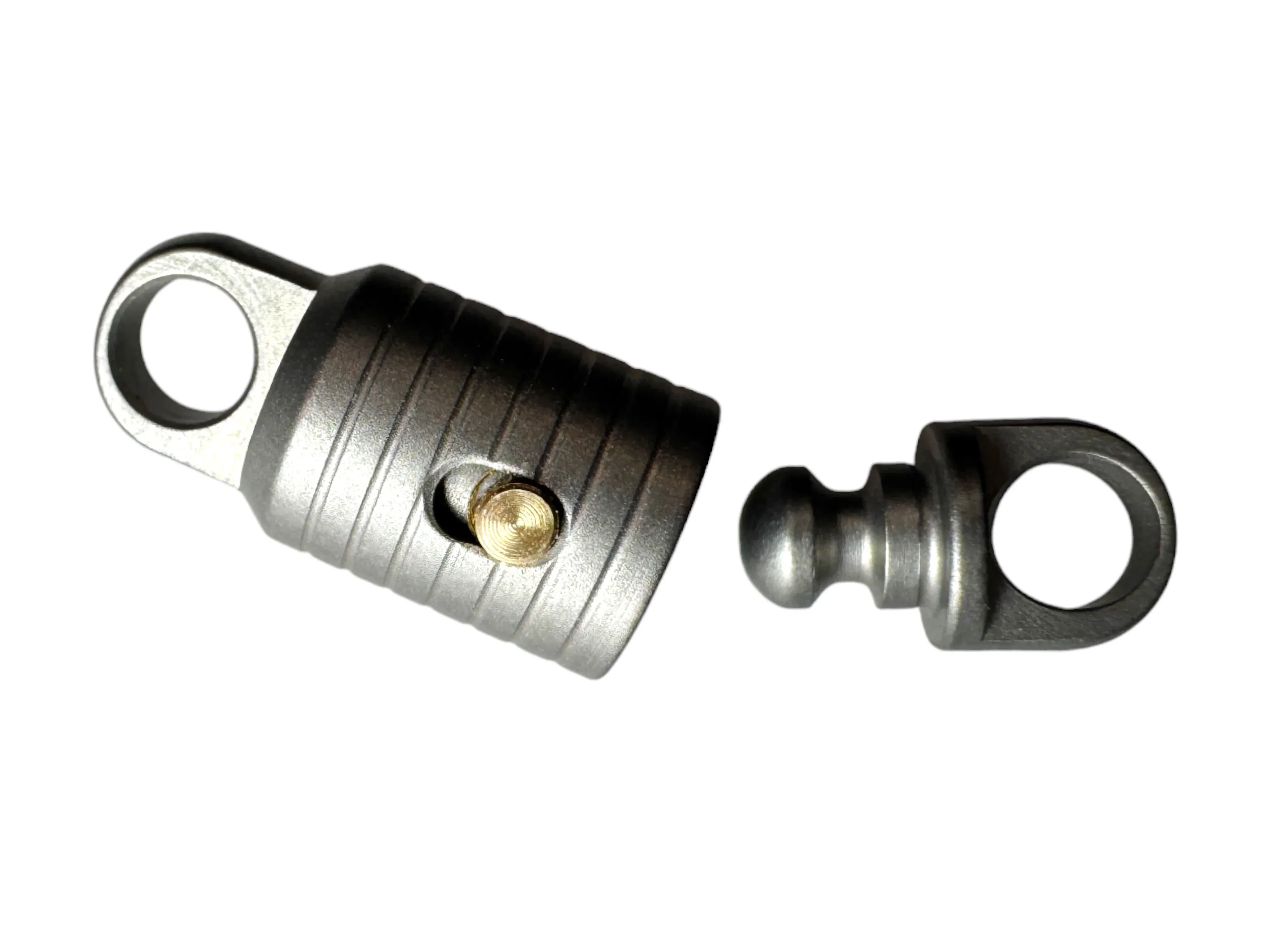 Titanium Slide-Lock Quick-Release Keychain