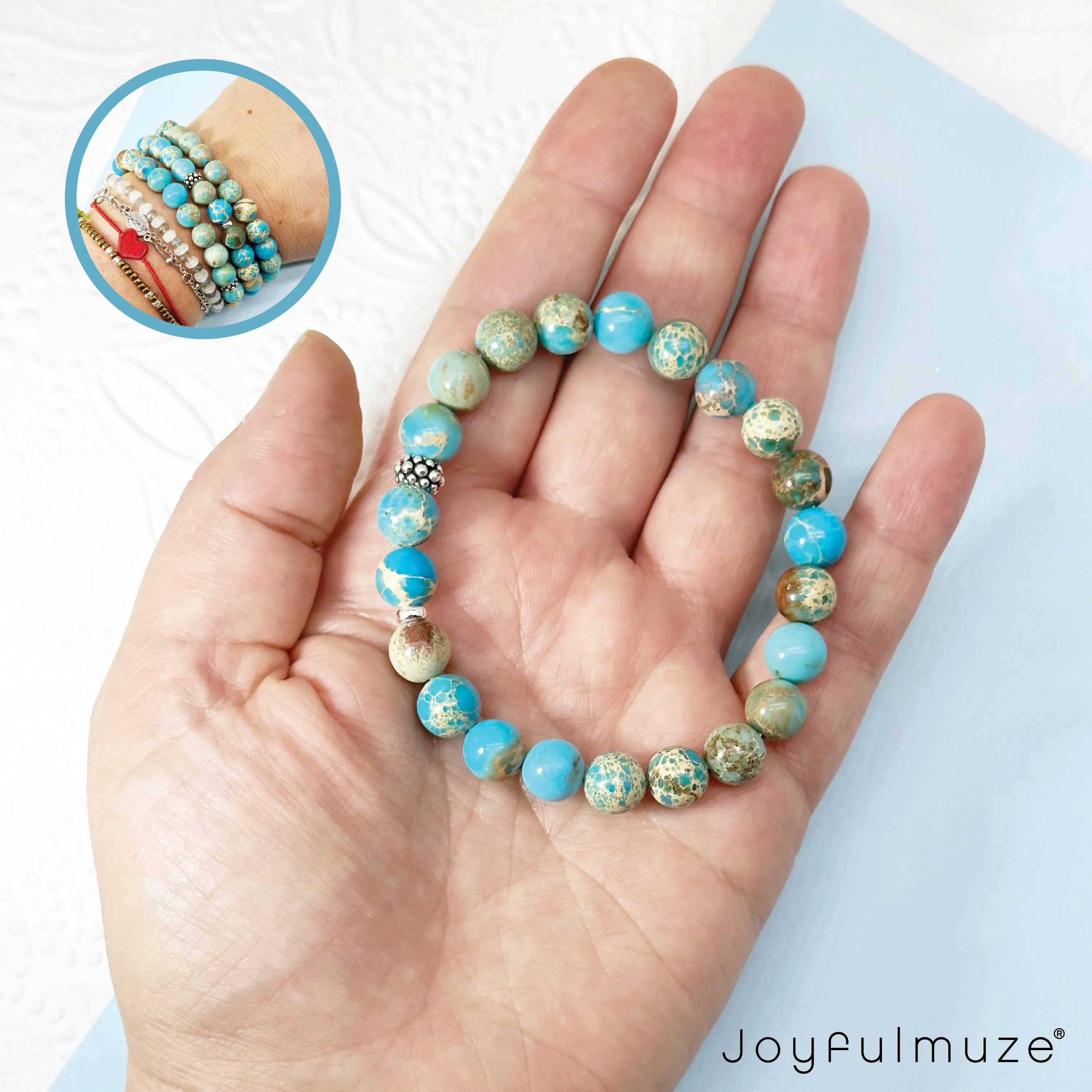 Turquoise Emperor Jasper Bracelet