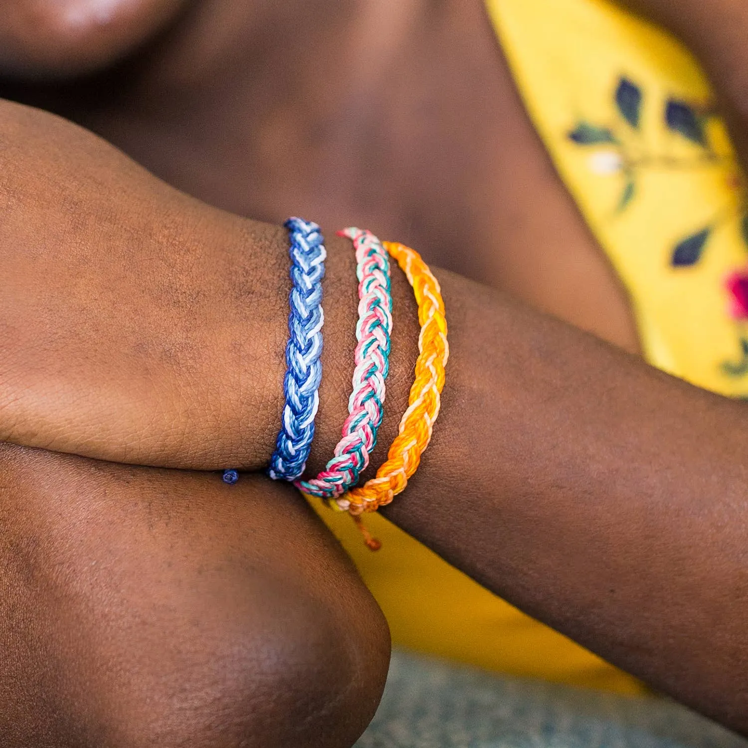 Water Elements String Bracelets: Blackberry