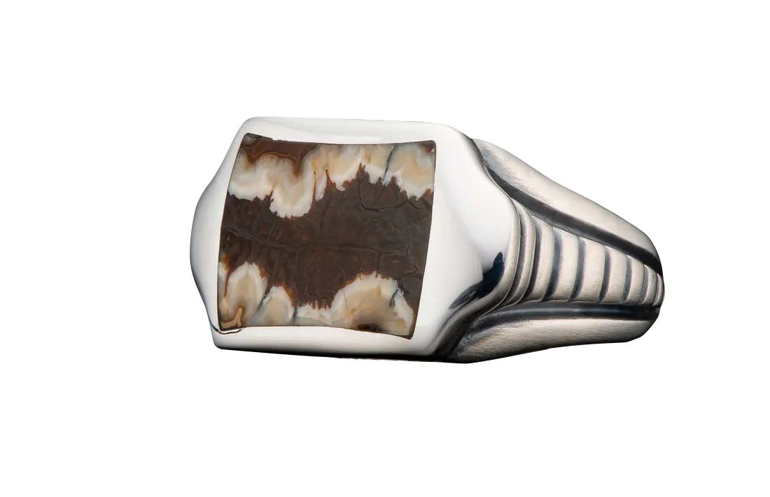 William Henry Sleek Ring - Mammoth Tooth